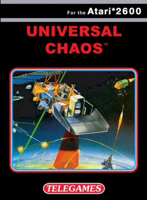 Universal Chaos box art for Atari 2600